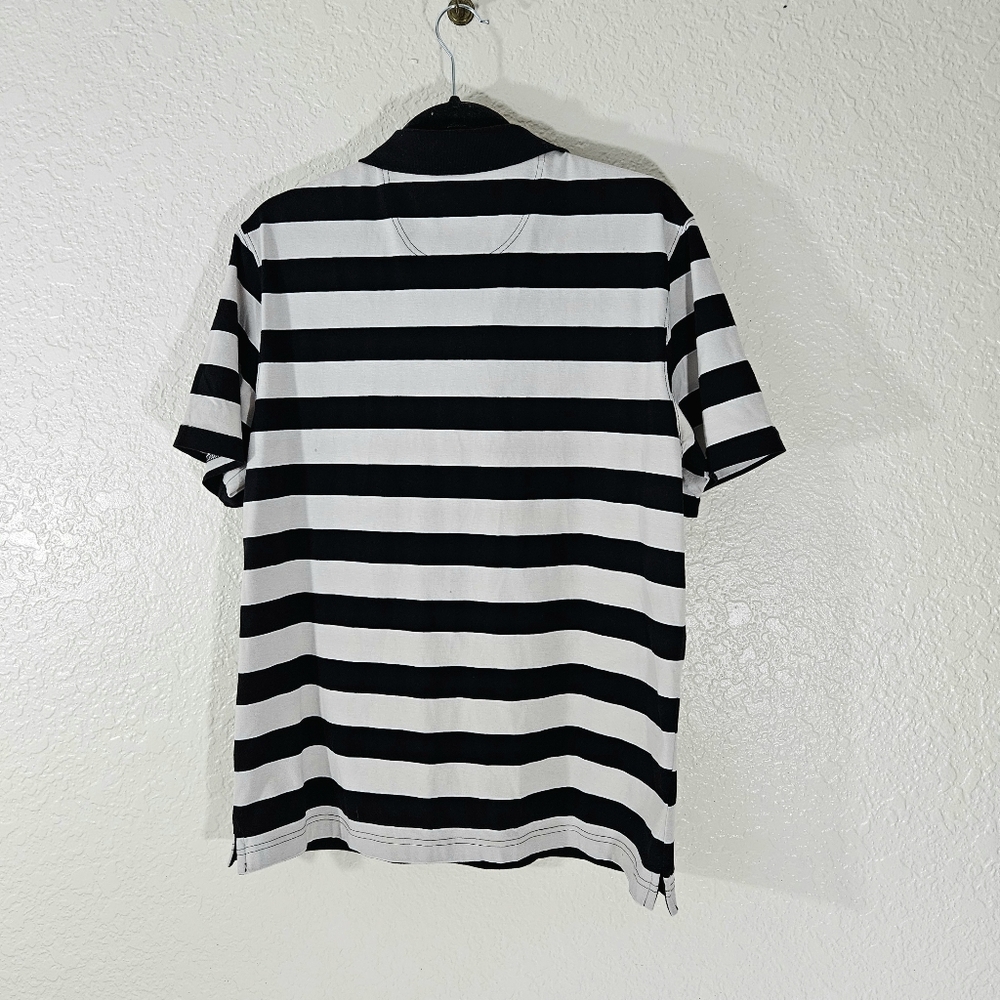 Saddlebred Rugby Style Striped Men's Polo - Picture 8 of 10
